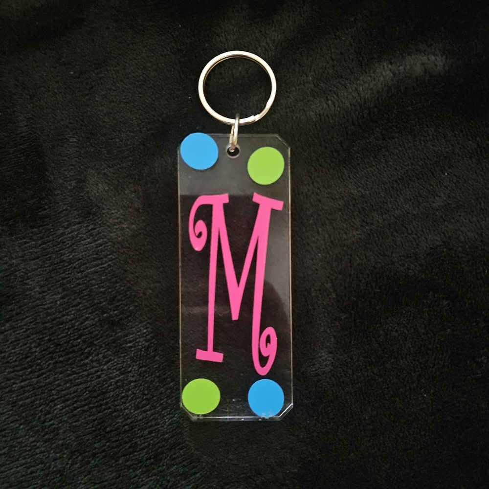 Key Chain with the Initial M